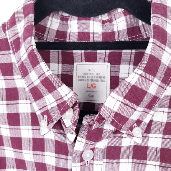 GAP The Modern Oxford Shirt Size L - Picture 3 of 16